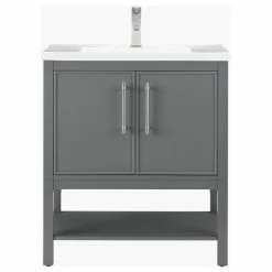 Outlet 🥰 Sudio Design Taylor 30" Bathroom Vanity, Dark Gray ⭐