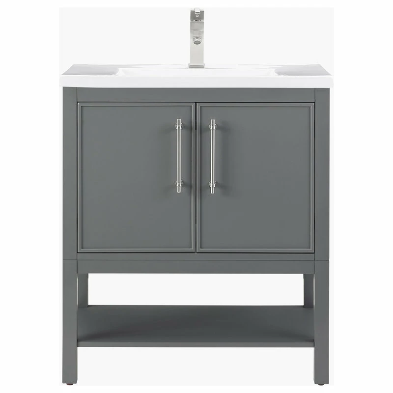 Outlet 🥰 Sudio Design Taylor 30" Bathroom Vanity, Dark Gray ⭐
