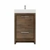 Discount 👏 Better Bath Vanities Azure 24" Freestanding Vanity With Reinforced Acrylic Sink, Rosewood ⌛