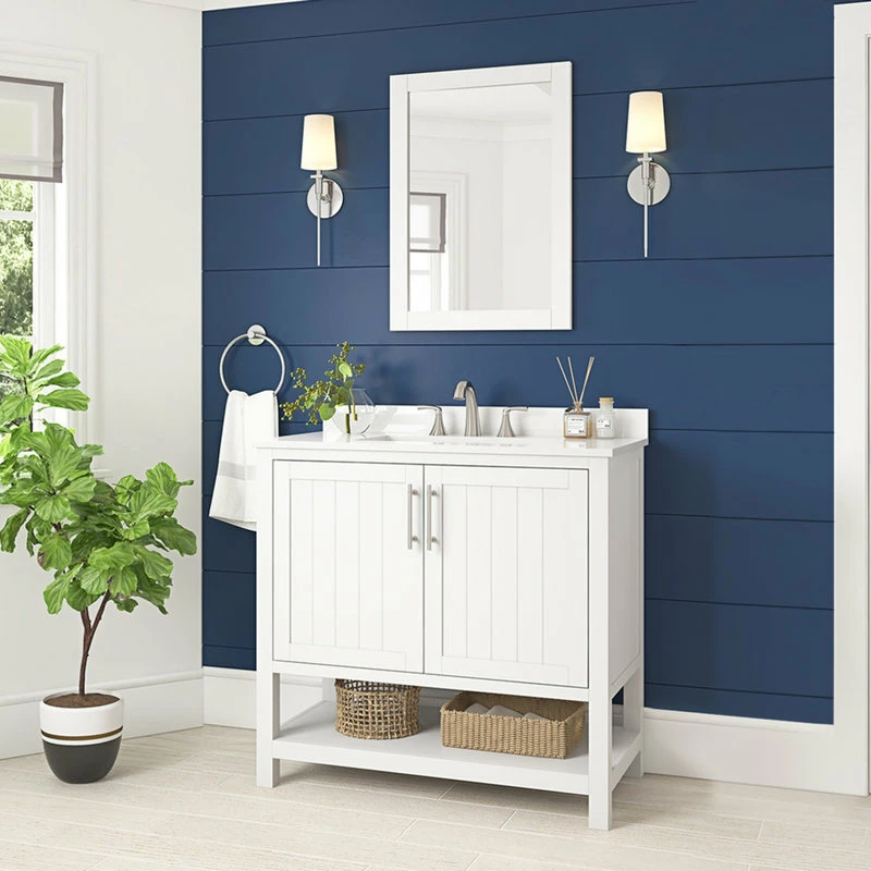 Promo 🎉 Ove Decors Concord 36" Single Sink Vanity Kit White With Included Mirror ❤️ - Image 3