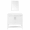 Promo 🎉 Ove Decors Concord 36" Single Sink Vanity Kit White With Included Mirror ❤️