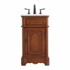 Top 10 💯 Elegant Furniture & Lighting Elegant Decor VF30419TK 19" Single Bathroom Vanity, Teak 🌟