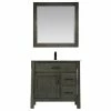 Wholesale 🔥 Altair Maribella Rust Black Bathroom Vanity Set, 36", With Mirror 🧨