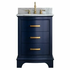 Deals 🎉 Sudio Design Monroe 24" Bathroom Vanity, Navy Blue 🥰