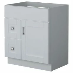 Hot Sale 😀 Sunnywood Shaker Hill Vanity With 2-Drawers, 30", Left Side Facing 😍