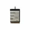 Best reviews of 🥰 Dowell K&B Supplies Wilson 24" Single Bathroom Vanity Set, Grey With Black Sink 👏