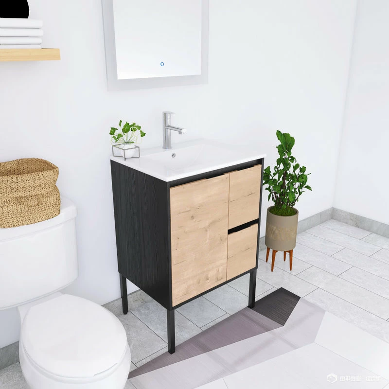 Best deal 🎉 BNK 24" Bathroom Vanity With Sink, Single Sink Modern Bathroom Vanity ✨ - Image 4