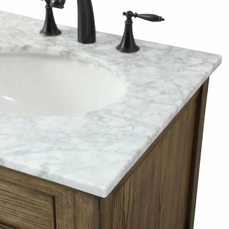 Cheapest ๐ Elegant Furniture & Lighting 22" Transitional Driftwood-Light Bathroom Vanity ๐ฏ - Image 12