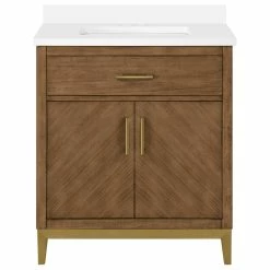 Cheap ✨ OVE Decors Diya 30" Single Sink Bathroom Vanity, Macchiato 😍