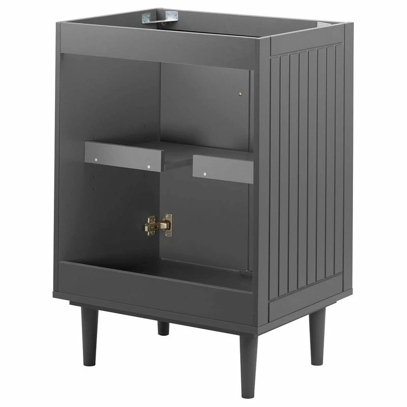 Promo ๐งจ LexMod Augusta 24" Bathroom Vanity Cabinet, Gray ๐ - Image 5
