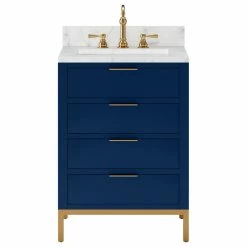 Top 10 ⌛ Water Creation Bristol 24" Marble Countertop Vanity, Monarch Blue ❤️
