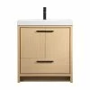 Brand new 👏 Elegant Furniture & Lighting Walker 30" Single Bathroom Vanity, Maple 😍