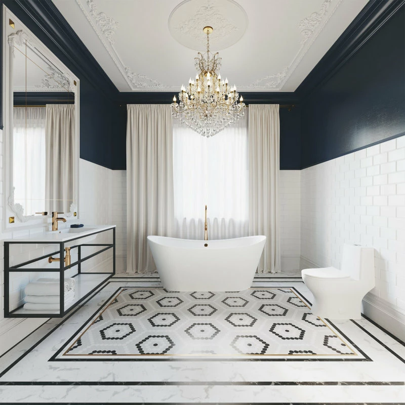 Deals 🥰 Swiss Madison Pierre 48" Single, Metal Frame, Open Shelf, Bathroom Vanity, Black ❤️ - Image 6