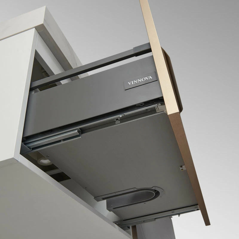 Deals 🔥 Vinnova Alicante Vanity With Stone Countertop, Elegant Grey, 60", Without Mirror 🥰 - Image 9