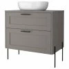 Outlet 😀 RST Brands Svedin Deluxe 32" Bathroom Vanity, Taupe 😍