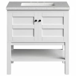 Brand new 🔥 Hanover Manorville 31" Bathroom Vanity, Sink, Top, 2 Doors, Bottom Shelf, White 🧨