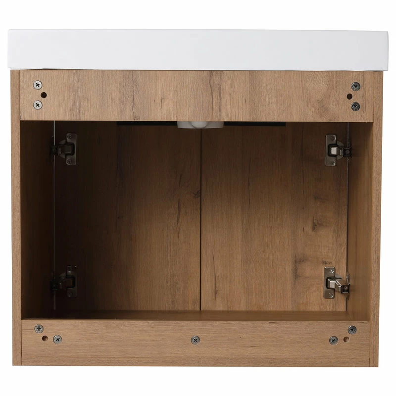 Top 10 ๐ BNK Wall Mounted Bathroom Vanity, Resin Basin, KD Packing, Imitative Oak, 24" โจ - Image 10