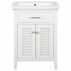 Wholesale 👍 Design Element Cameron 24" Single Sink Vanity, White 🎉