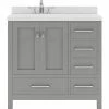 Budget 🎁 Virtu USA Caroline Avenue 36" Single Bathroom Vanity Set In Cashmere Gray 🔥