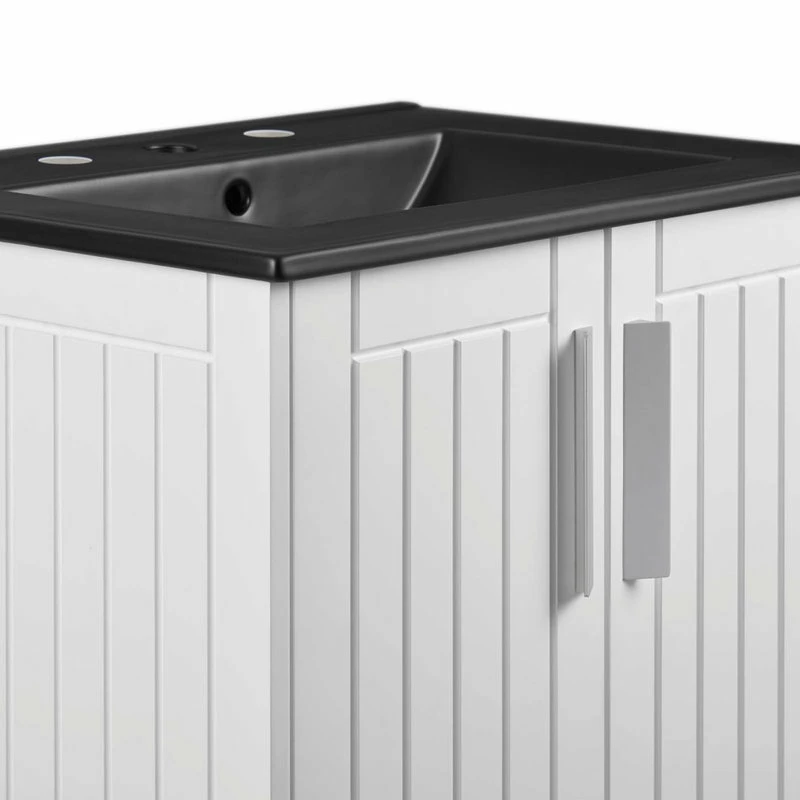 Wholesale 🔥 LexMod Augusta 24" Bathroom Vanity, White Black 👏 - Image 8