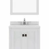 Cheap 😉 Virtu USA Caroline Avenue 24" Single Bathroom Vanity Set In White 🎁