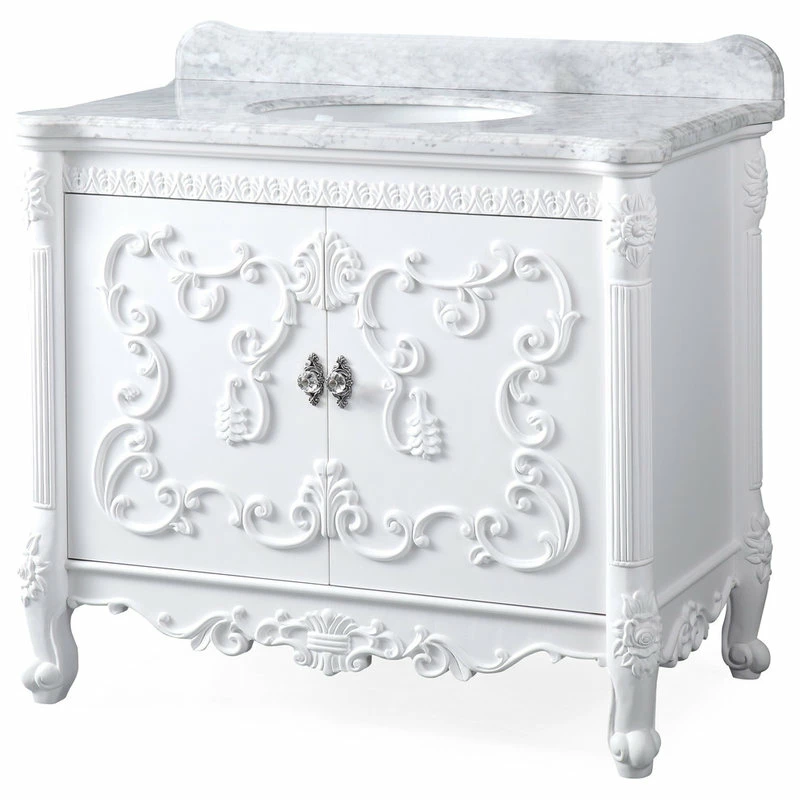 Coupon ๐ Chans Furniture 40" Bellissimo Victorian Bathroom Sink Vanity ๐