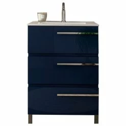 Top 10 👏 Eviva LLC Eviva Olivia 24" Marino Blue Free Standing Bathroom Vanity 🎁