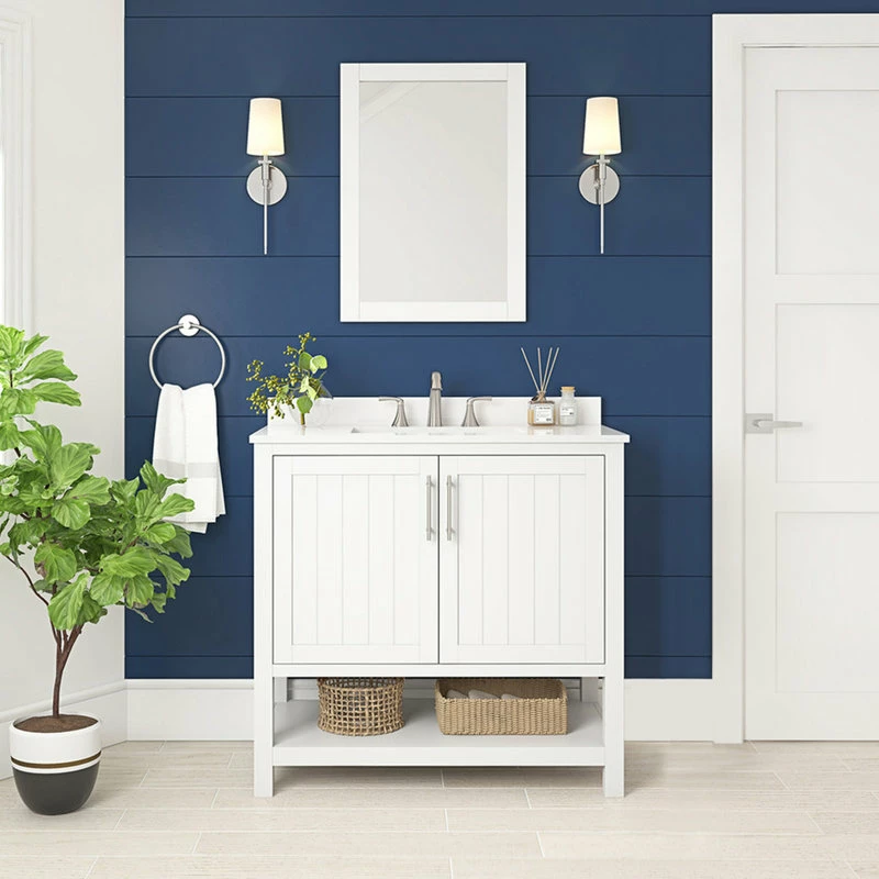 Promo 🎉 Ove Decors Concord 36" Single Sink Vanity Kit White With Included Mirror ❤️ - Image 2