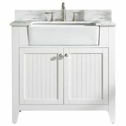 Coupon 🔥 Design Element Burbank 36" Single Vanity, White 🔔