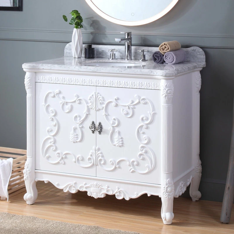 Coupon ๐ Chans Furniture 40" Bellissimo Victorian Bathroom Sink Vanity ๐ - Image 3