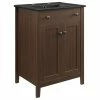 Top 10 🎁 LexMod Nantucket 24" Bathroom Vanity, Walnut Black ✨