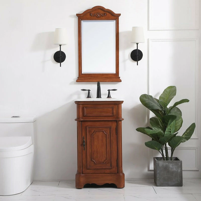 Top 10 ๐ฏ Elegant Furniture & Lighting Elegant Decor VF30419TK 19" Single Bathroom Vanity, Teak ๐ - Image 5