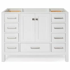 Brand new ⌛ Ariel Bath Ariel Cambridge 42" Wood Vanity Cabinet Only, White 😉