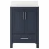 Budget 🛒 Ove Decors Kansas 24" Single Sink Bathroom Vanity, Midnight Blue 😉