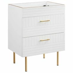Best Sale 😍 LexMod Daybreak 24" Bathroom Vanity Cabinet, Sink Basin Not Included, White ⌛