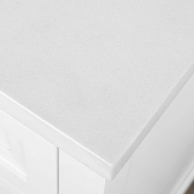 Flash Sale โจ Ove Decors Laney 30" Single Sink Vanity, White With Nickel Hardware ๐ฅ - Image 6