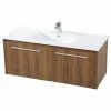 Cheapest 🧨 Elegant Furniture & Lighting Elegant VF45048WB 48" Single Bathroom Floating Vanity, Walnut Brown 🥰