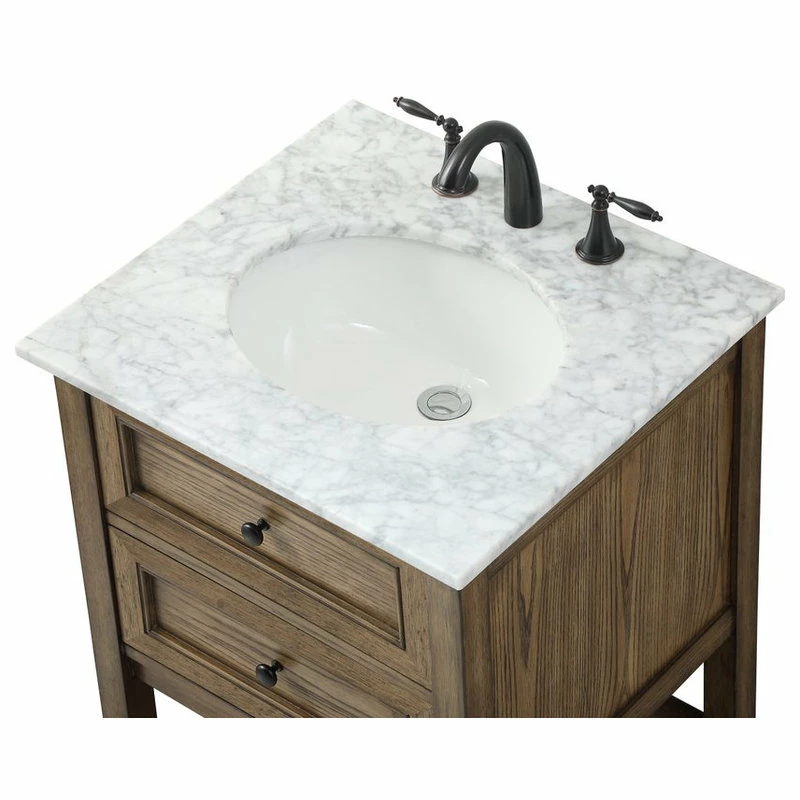 Cheapest ๐ Elegant Furniture & Lighting 22" Transitional Driftwood-Light Bathroom Vanity ๐ฏ - Image 11