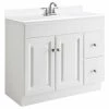 Budget 😍 Design House 545095 36" Freestanding Single Vanity Cabinet Only - White 🎉