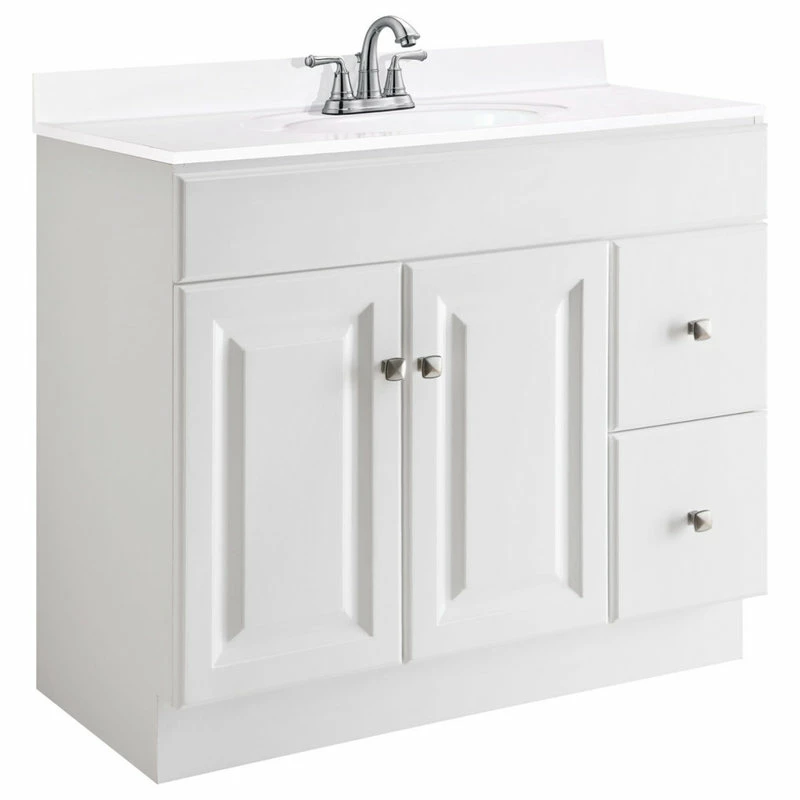 Budget ๐ Design House 545095 36" Freestanding Single Vanity Cabinet Only - White ๐