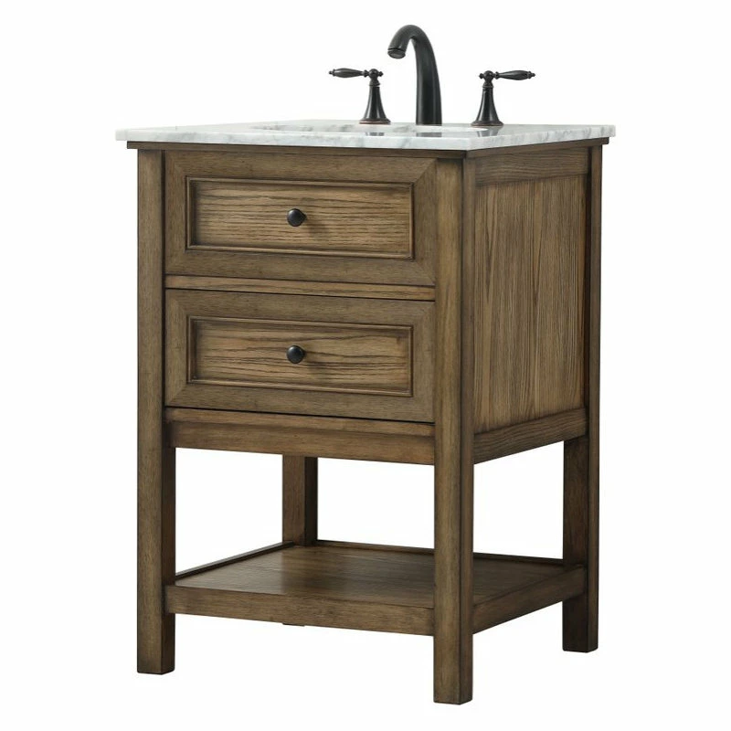 Cheapest ๐ Elegant Furniture & Lighting 22" Transitional Driftwood-Light Bathroom Vanity ๐ฏ - Image 8