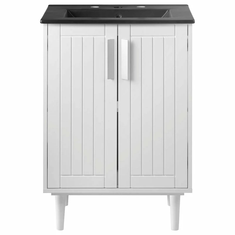 Wholesale 🔥 LexMod Augusta 24" Bathroom Vanity, White Black 👏 - Image 5