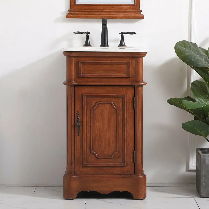 Top 10 ๐ฏ Elegant Furniture & Lighting Elegant Decor VF30419TK 19" Single Bathroom Vanity, Teak ๐ - Image 2