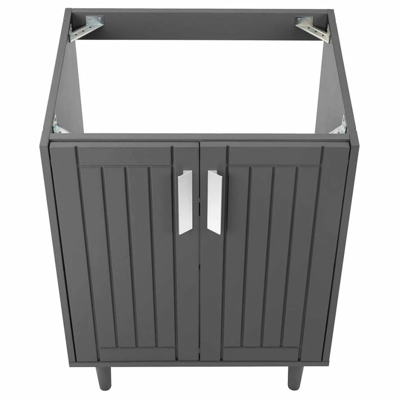 Promo ๐งจ LexMod Augusta 24" Bathroom Vanity Cabinet, Gray ๐ - Image 6