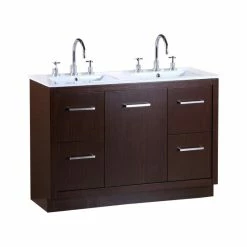 New 🛒 Bellaterra Home 48" Double Sink Vanity 🌟