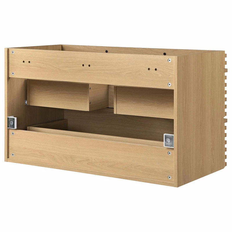 Buy ๐คฉ Evans & Londeen Rennell 36" Wall-Mount Bathroom Vanity Cabinet, Oak ๐ - Image 4