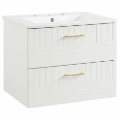 Coupon ✨ LexMod Daybreak 24" Bathroom Vanity, White White 🔔