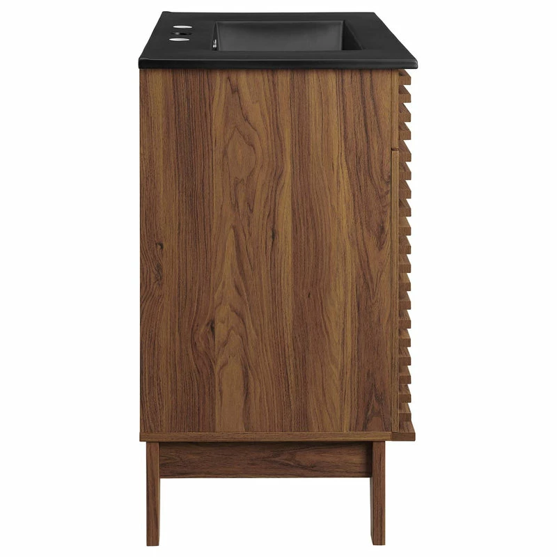 Top 10 ๐ First Of A Kind Render 30" Bathroom Vanity - Walnut Black โจ - Image 6