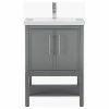 Deals 🔔 Sudio Design Taylor 24" Bathroom Vanity, Dark Gray 🎁