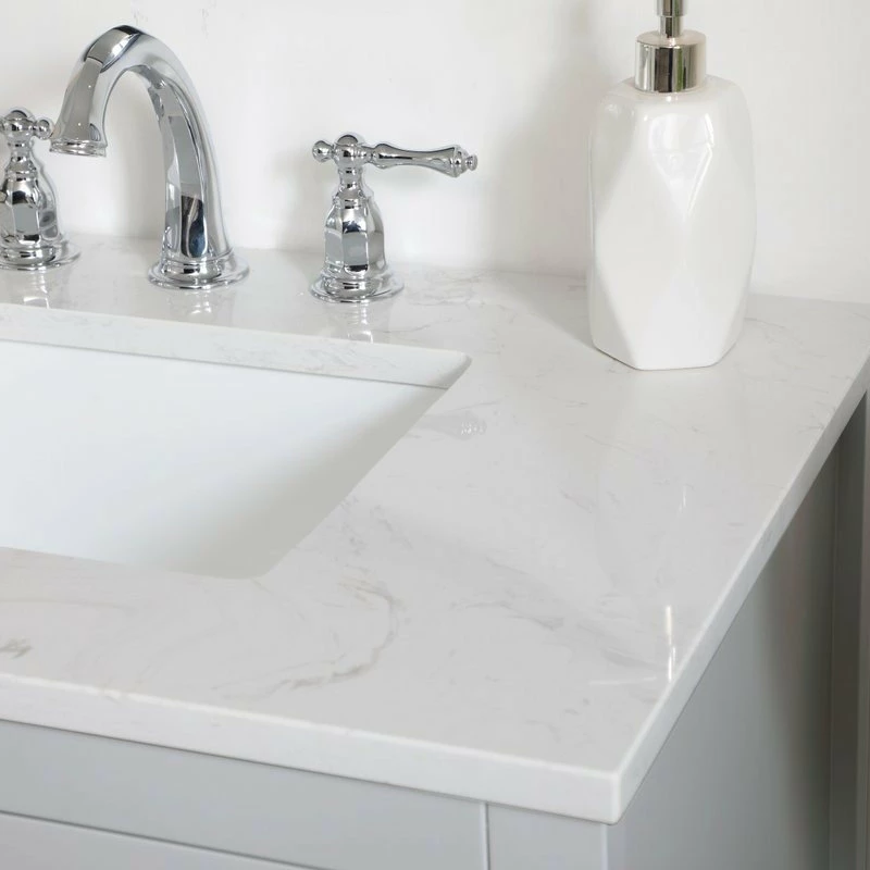 Wholesale 🔥 Elegant Furniture & Lighting Addison 30" Single Bathroom Vanity, Gray 😍 - Image 5